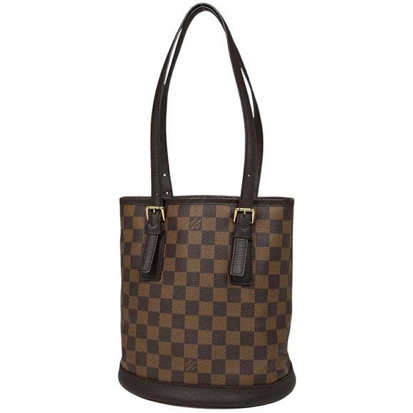 Louis Vuitton Handbags - Louis Vuitton Mare Handbag Bucket Shoulder Bag Damier Brown